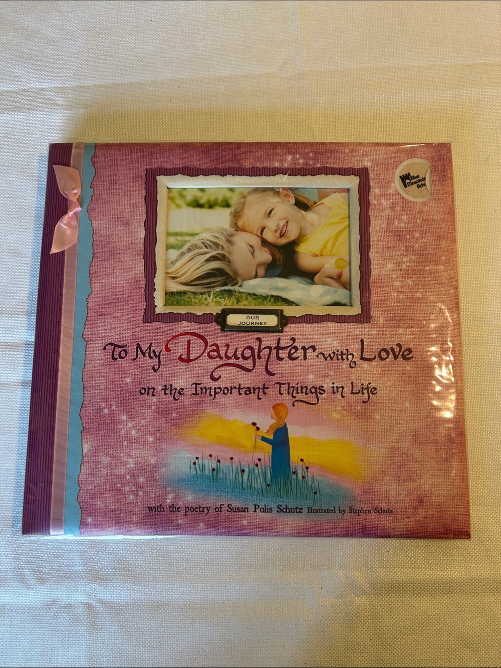 To My Daughter With Love Decorative Pink Keepsake Scrapbook